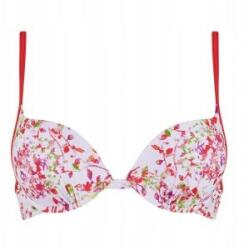 Sloggi bikini felső, fürdőruha, fehér, virágos, Size 40A (80A)