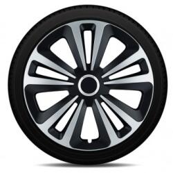 Rezaw Capace Roti Model TERRA Mix - Negru+Argintiu cu Inel Cromat (ALM cpc1604-terra)