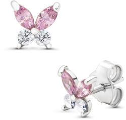  14 karátos fehérarany pillangó fülbevaló (AU14143) AU14143