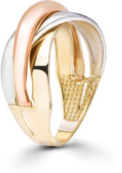  14 karátos háromszínű arany gyűrű (AU14159) AU14159