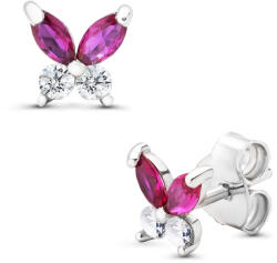  14 karátos fehérarany pillangó fülbevaló (AU14142) AU14142
