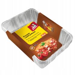 Jan Niezbędny Alumínium sütőforma, 3db, 19, 5×25, 5cm, fagyasztható (5900536234731)