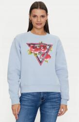 GUESS Női pulóver Guess Cn Roses Triangle Sw kék S