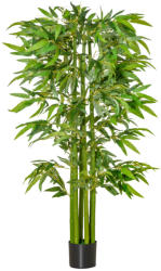 HOMCOM Műbambusz, cserépben 160cm magas (830-441)