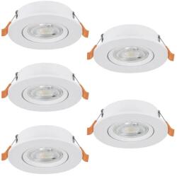 EGLO Barranco fehér LED mennyezetbe építhető lámpa (EG-902263) LED 5 izzós IP20 (902263)