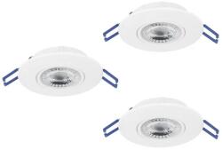 EGLO Gedrez fehér LED mennyezetbe építhető lámpa szett (EG-300184) LED 3 izzós IP20 (300184)