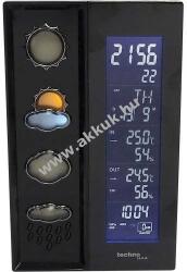 Technoline WS 6650 időjárásállomás DCF-77 színes 3D LED szimbólumok