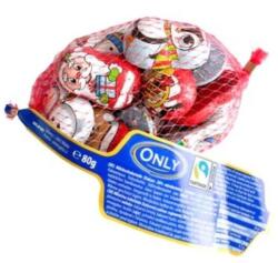 ONLY Tejcsokoládé Karácsonyi Figurák 80g