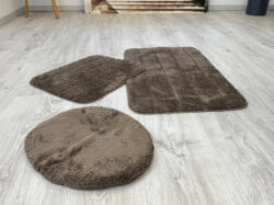 Keleti Textil Kft Lazien 3016-3 Brown (Barna) 3 Részes Fürdőszoba Szőnyeg 50x80 + 50x40cm