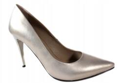 Kaniowski Félcipő, Size 37, arany színű bőr, K-100/328 (K-100/328)