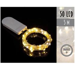 Mini LED-izzófüzér - 50 LED-es izzó - meleg fénnyel (Q432745)