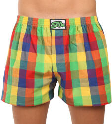 Styx Férfi bő szárú boxeralsó Styx klasszikus gumipánt többszínű nagyméretű (E0105) 4XL