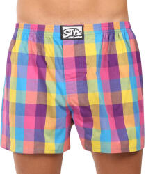 Styx Férfi bő szárú boxeralsó Styx klasszikus gumipánt többszínű nagyméretű (E0104) 5XL