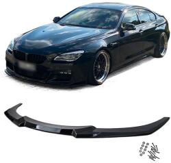  BMW F06 F12 F13 M-packet Performance stílusú lakkozott fekete műanyag koptató lippe