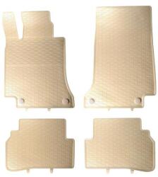 Geyer & Hosaja Mercedes Benz C-osztály W205 Geyer Prémium beige - bézs gumiszőnyeg szett patenttal