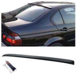 BMW E46 sedan AC Schnitzer stílusú lakkozott fekete hátsó ablak spoiler