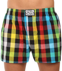 Styx Férfi bő szárú boxeralsó Styx klasszikus gumipánt többszínű nagyméretű (E0106) 4XL