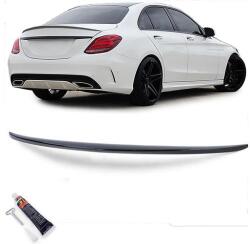  Mercedes Benz W205 C-osztály AMG stílusú lakkozott fekete csomagtartó spoiler