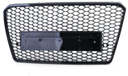  AUDI A7 C7 4G8 Sportback 2010-2014 lakkozott fekete RS stílusú hűtőrács