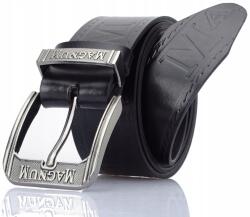 Arius Öv férfi bőr nadrághoz fekete Magnum öv 110 cm Természetes bőr (MAG)