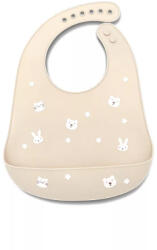  Lorelli szilikon előke - Beige - babakocsigyar