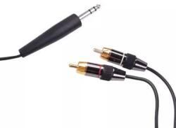Cabletech Cablu Jack 6.3 mm STEREO la 2x RCA 3m Cabletech (KPO3867-3) - pretexpert