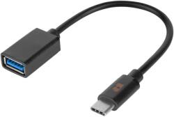Rebel Cablu USB mama - tata USB Type C OTG 15cm REBEL (RB-6007-015-B)