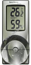 Technoline WS7025 ablak hőmérő és páratartalom-mérő tapadókoronggal 1xLR44