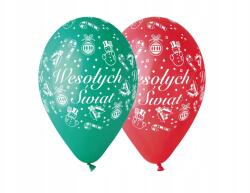 Ge. Ma. R Lufik, 30cm, piros és zöld, karácsonyi ünnepre, 5 db