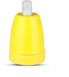 TechTrade Vintage Lighting Sárga porcelán foglalat E27 függeszthető