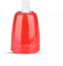 TechTrade Vintage Lighting Piros porcelán foglalat E27 függeszthető