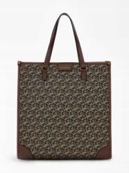 GUESS Nagy méretű, logós barna táska