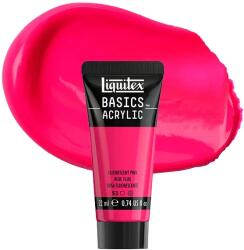 Liquitex Basics akrilfesték, 22 ml - 987, fluorescent pink