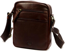  EL FORREST MB18-22 barna férfi bőr oldaltáska 19 x 22 x 7 cm (41242)