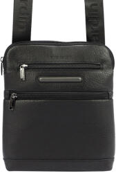 Pierre Cardin IZA364 3744 fekete férfi rostbőr övtáska 21 x 25.5 x 5 cm (42882)