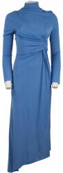 Victoria Beckham Fluid Drape kék dzsörzé ruha, Size 40 (1123JDR005085A)