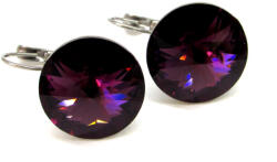 DIANA ÓRIÁS DIANA 18 mm-es fülbevaló (amethyst) (2021021327)