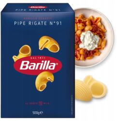 Barilla Pipe Rigate n. 91 Olasz Tészta Csövek 500g (8076802085912)