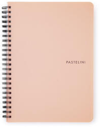 PASTELINi Spirálfüzet vonalas PASTELINI A/5 60 lapos barack (01_08690)