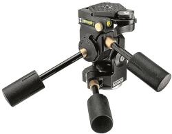 Manfrotto 3D Super Pro cap de trepied cu 3 moduri si siguranta