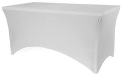 Party Deco Bankett asztal huzat, 183×76×74cm, fehér, spandex