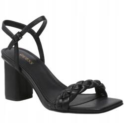 Guess Cadante női szandál, fekete, fonott, vastag sarokkal, 41 EU-s méret (FL6CDNELE03)