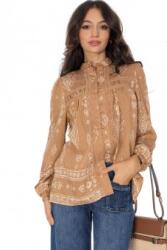 RohBoutique Bluza eleganta stil boho cu dantela Bej Aimelia BR2948