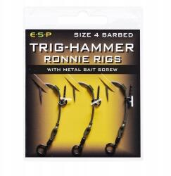 ESP Trig-Hammer Ronnie Rigs Előke, Size 6, szakállas horog (EHRRRTH006)