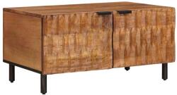 vidaXL Dohányzóasztal Barna 80 x 50 x 40 cm Tömör Mangófát (4017905)