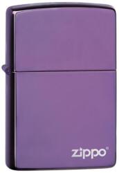 Zippo Brichetă Zippo 24747ZL High Polish Purple Zippo Logo (24747ZL) - ceasuri-pro Bricheta