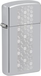 Zippo Brichetă Zippo 46270 Honeycomb Design Slim (46270) - ceasuri-pro Bricheta