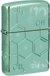 Zippo Brichetă Zippo 46313 Cannabis Chemical Compound Deep Carved (46313) - ceasuri-pro Bricheta
