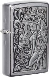 Zippo Brichetă Zippo 49442 Skull and Angel Emblem (49442) - ceasuri-pro Bricheta