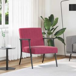 vidaXL karosszék Bordó 59 x 75 x 78 cm Bársony (42017684)